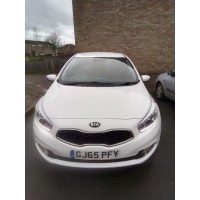 Kia Ceed 1.4 CRDi 2015 White Diesel 12MTHS MOT Kia Ceed 1.4 CRDi 2015 White Diesel 12MTHS MOT